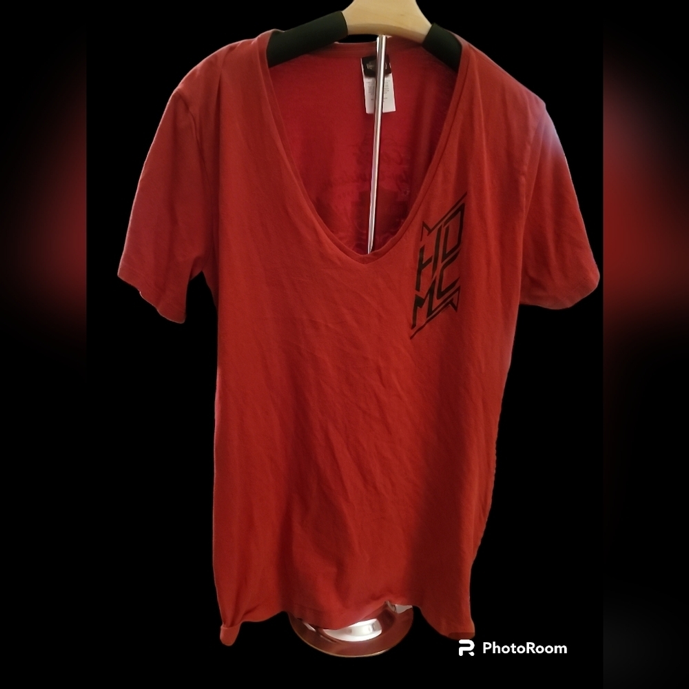 Harley Davidson Womens V-neck Short Sleeve Tshirt - Picture 4 of 9